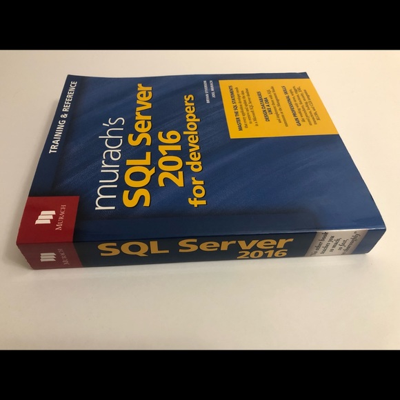 Murach's SQL Server 2016 for Developers Joel Murach ISBN 9781890774967 Database - Picture 2 of 5